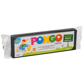 PLASTILINA NERO PONGO PANETTO 350 GR GIOTTO 93957