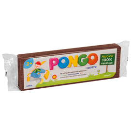 PLASTILINA MARRONE PONGO PANETTO 350 GR GIOTTO 93958