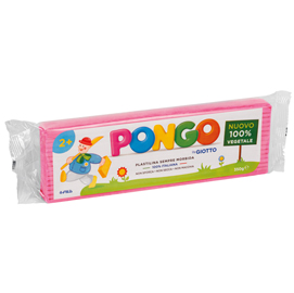 PLASTILINA ROSA PONGO PANETTO 350 GR GIOTTO 93960