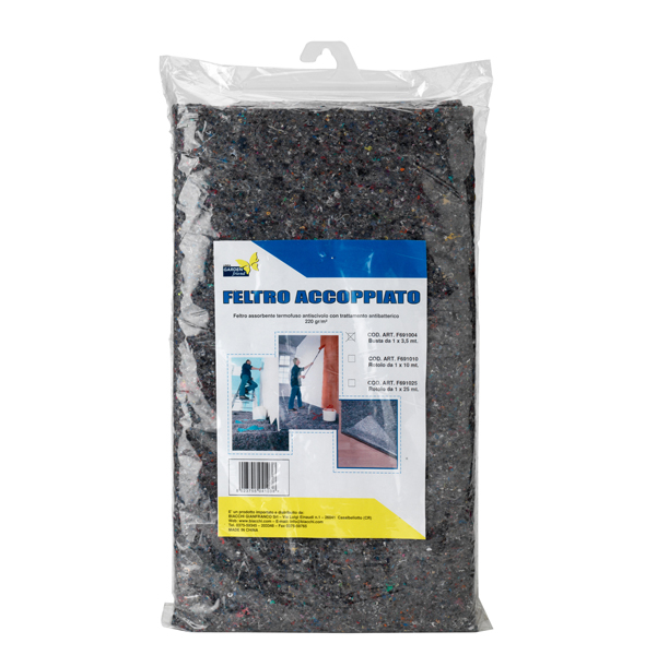 FELTRO ACCOPPIATO CON ANTISCIVOLO - 1 X 3,5 MT - GARDEN FRIEND 91858