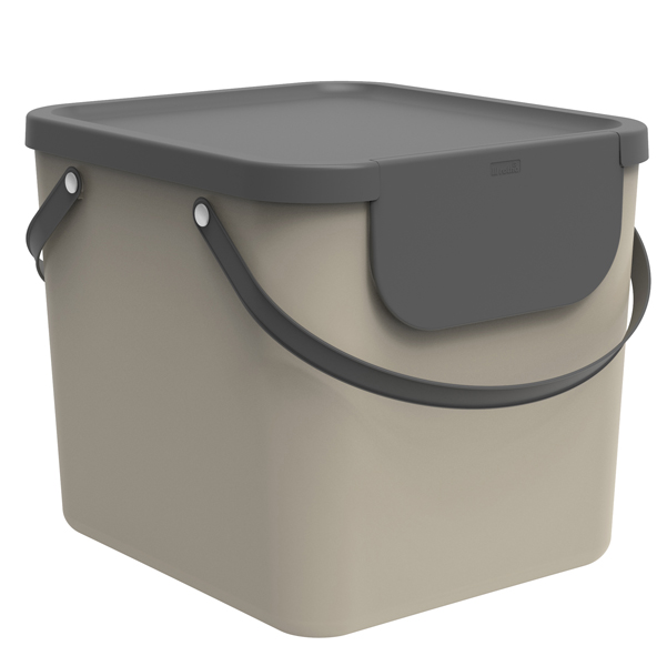 PATTUMIERA ALBULA - 40 L - CAPPUCCINO - ROTHO 91841