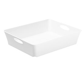 VASSOIO MULTIUSO 4,5LT BIANCO CM.37,5X27X6H 71103