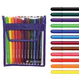 PENNARELLO TRATTO PEN CF. 12 METAL  COLORI ASS.TI FILA 87319
