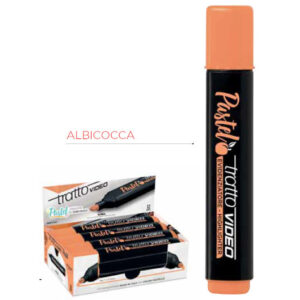PENNARELLO ARANCIONE ALBICOCCA EVIDENZIATORE TRATTO VIDEO FILA