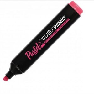 PENNARELLO ROSSO CILIEGIA EVIDENZIATORE TRATTO VIDEO FILA
