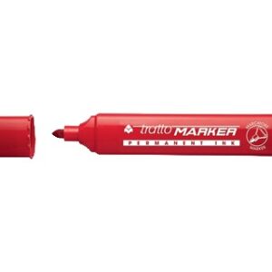 PENNARELLO TRATTO MARKER ROSSO ROTONDO FILA 73540