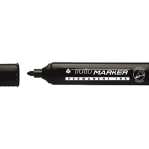 PENNARELLO TRATTO MARKER NERO ROTONDO FILA 73538