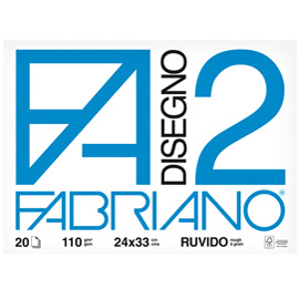 ALBUM DISEGNO 24X33 F2 20FF RUVIDO FABRIANO 47076