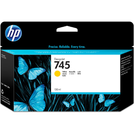 HP - CARTUCCIA INK - 745 - GIALLO - F9J96A - 130ML HPF9J96A