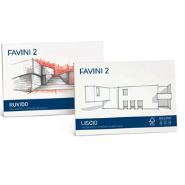 ALBUM DISEGNO 24X33 F2 100GR 20F RUVIDO FAVINI 79329