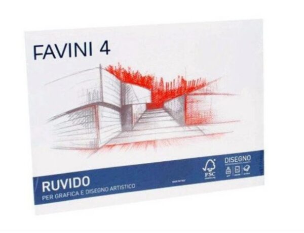 ALBUM DISEGNO 33X48 F4 220GR 20F RUVIDO FAVINI 79338