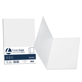 CARTELLA S-LEMBI BIANCO 25X34 200g FAVINI 50 Pz. 51105