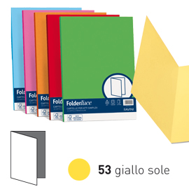 CARTELLA S-LEMBI GIALLO SOLE 25X34 200g FAVINI 50 Pz. 32651
