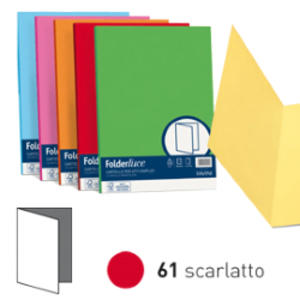 CARTELLA S-LEMBI ROSSO SCARLATTO 25X34 200g FAVINI 50 Pz. 32654