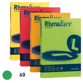 CARTA RISMALUCE A4 GR.140 60 VERDE  200 Fg. FAVINI 32741