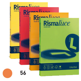 CARTA RISMALUCE A4 GR.140 56 ARANCIO 200 Fg. FAVINI 32737