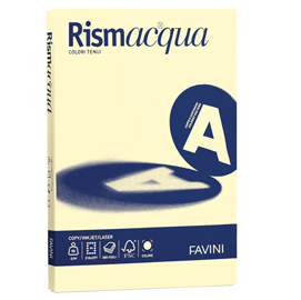 CARTA RISMACQUA A4 GR.90 07 GIALLO CHIARO 300 Fg. FAVINI 85809