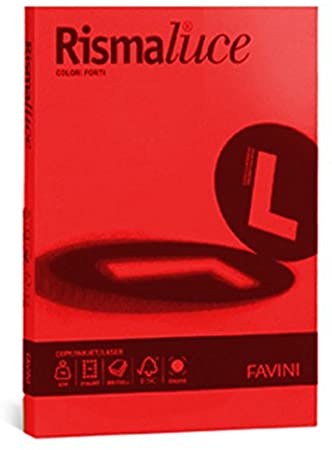 CARTA RISMALUCE A3 GR.90 61 ROSSO SCARLATTO 300 Fg. FAVINI