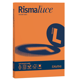 CARTA RISMALUCE A4 GR.90 56 ARANCIO 300 Fg. FAVINI 85804