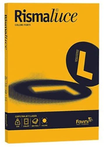 CARTA RISMALUCE A4 GR.90 52 GIALLO ORO 300 Fg. FAVINI