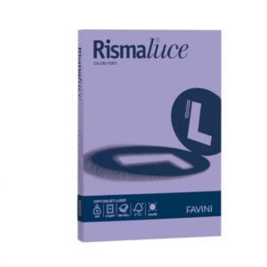 CARTA RISMALUCE A4 GR.90  49 VIOLETTO 300 Fg. FAVINI