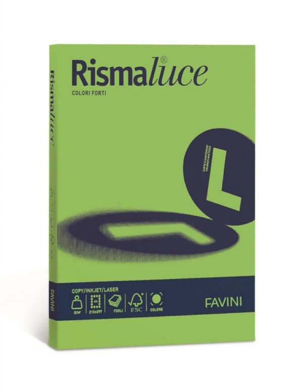 CARTA RISMALUCE A4 GR.90  54 PISTACCHIO 300 Fg. FAVINI