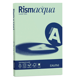 CARTA RISMACQUA A4 GR.90 09  VERDE CHIARO 300 Fg. FAVINI 85812