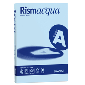 CARTA RISMACQUA A4 GR.90 08 CELESTE 300 Fg. FAVINI 85811