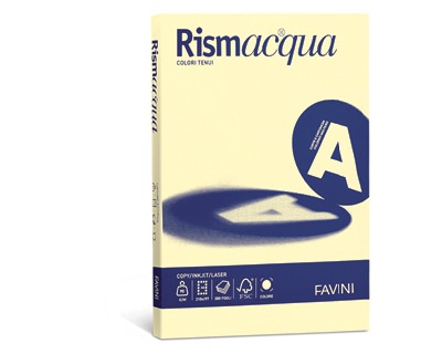 CARTA RISMACQUA A3 GR.200 07 GIALLO CHIARO 125 Fg. FAVINI 32800