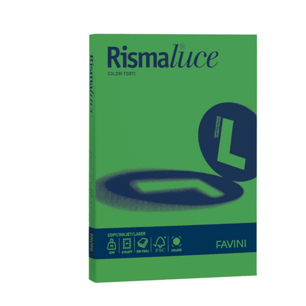 CARTA RISMALUCE A3 GR.200 60 VERDE 125 Fg. FAVINI