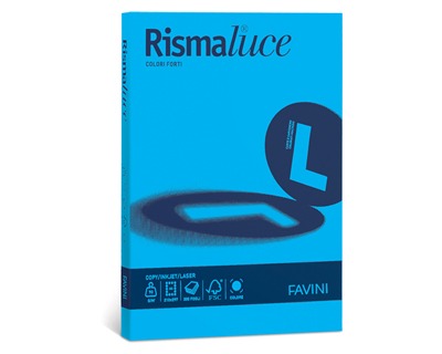 CARTA RISMALUCE A3 GR.200 55 AZZURRO 125 Fg. FAVINI