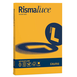 CARTA RISMALUCE A4 GR.200 52 GIALLO ORO 125 Fg. FAVINI 32770