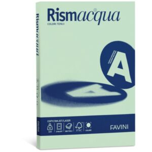 CARTA RISMACQUA A3 GR.200 09 VERDE CHIARO 125 Fg. FAVINI 32804