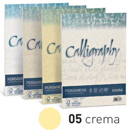 CALLIGRAPHY PERGAMENA A4 CREMA 05 50FG 90GR. FAVINI 53624