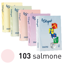 CARTA LE CIRQUE A4 Gr. 80 500FG. 103 SALMONE 32857