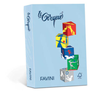 CARTA LE CIRQUE A3 GR.80 500FG. 106 AZZURRO 63331