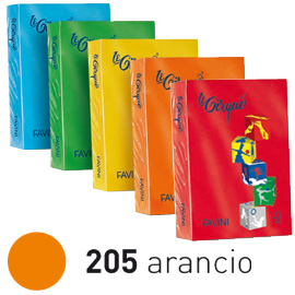 CARTA LE CIRQUE A4 Gr. 80 500FG. 205 ARANCIO TROPICO 32879