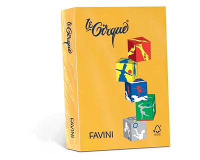 CARTA LE CIRQUE A4 Gr. 80 500FG. 201 GIALLO ORO