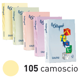 CARTA LE CIRQUE A4 Gr. 80 500FG. 105 CAMOSCIO 32859
