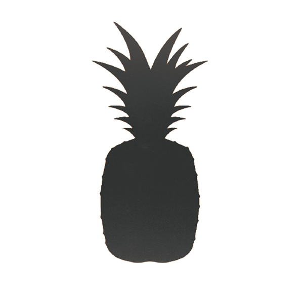 LAVAGNA DA PARETE SILHOUETTE - 49,3X23,6 CM - FORMA ANANAS - SECURIT 90136