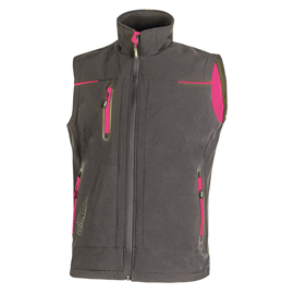 GILET DONNA UNIVERSE LADY - TAGLIA M - GRIGIO/FUCSIA - U-POWER 97978