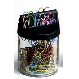 FERMAGLI COLORATI METALLIZZATI N.2 - LUNGHEZZA 26 MM - COLORI ASSORTITI - MOLHO LEONE - DISPENSER MAGNETICO DA 125 FERMAGLI 49764