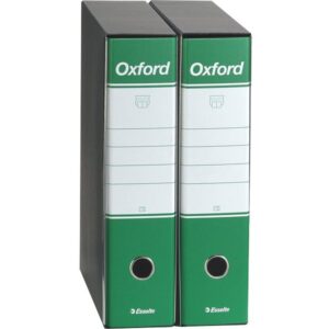 REGISTRATORE OXFORD Comm. 8cm VERDE ESSELTE