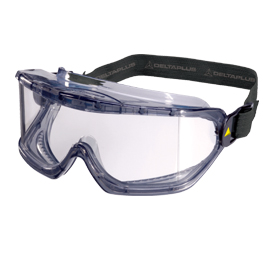 OCCHIALI A MASCHERA GALERAS CLEAR - POLICARBONATO-PVC - INCOLORE - DELTAPLUS 79691