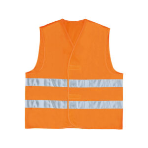 GILET ALTA VISIBILITA' GILP2 - POLIESTERE - TAGLIA L - ARANCIO FLUO - DELTAPLUS 76325