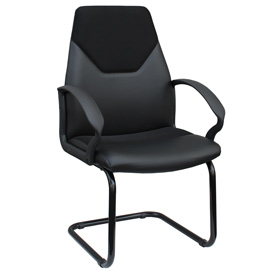 POLTRONA VISITATORE GURU - NERO - UNISIT 76650