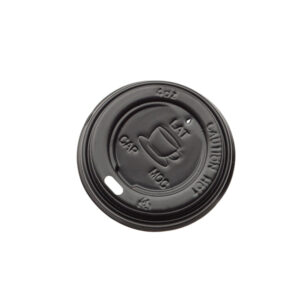 TAPPO IN POLISTIRENE PER BICCHIERE DA 115 ML - NERO - LEONE - CONF. 1000 PEZZI 90266
