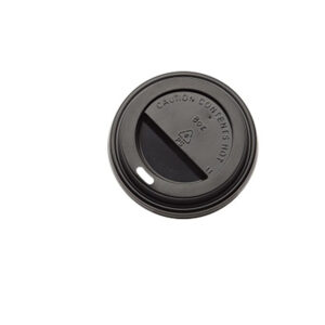 TAPPO IN POLISTIRENE PER BICCHIERE DA 290 ML - NERO - LEONE - CONF. 1000 PEZZI 90268