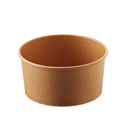 INSALATIERA STREET FOOD - D 15 X H 7,5 CM - 1000 ML - AVANA/BIANCO - LEONE - CONF. 24 PEZZI 94962