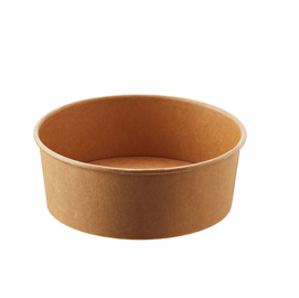 INSALATIERA STREET FOOD - 16 X H 6.8 CM - 1300 ML - AVANA/BIANCO - LEONE - CONF. 24 PEZZI 94963